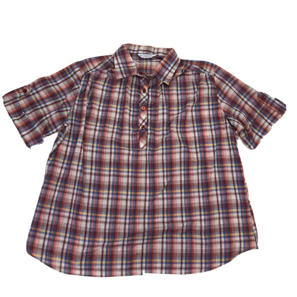 Miss Fashionality Womens Plaid Shirt